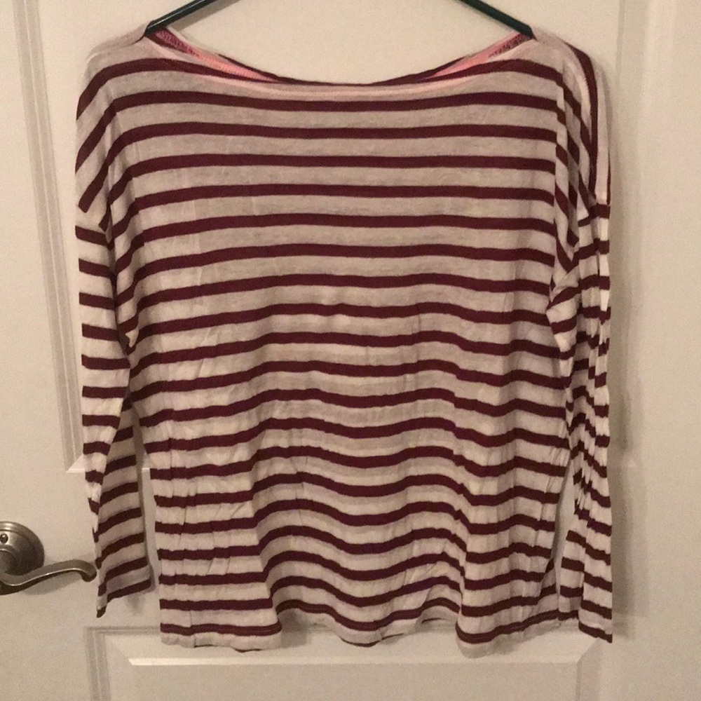 j crew boatneck tee